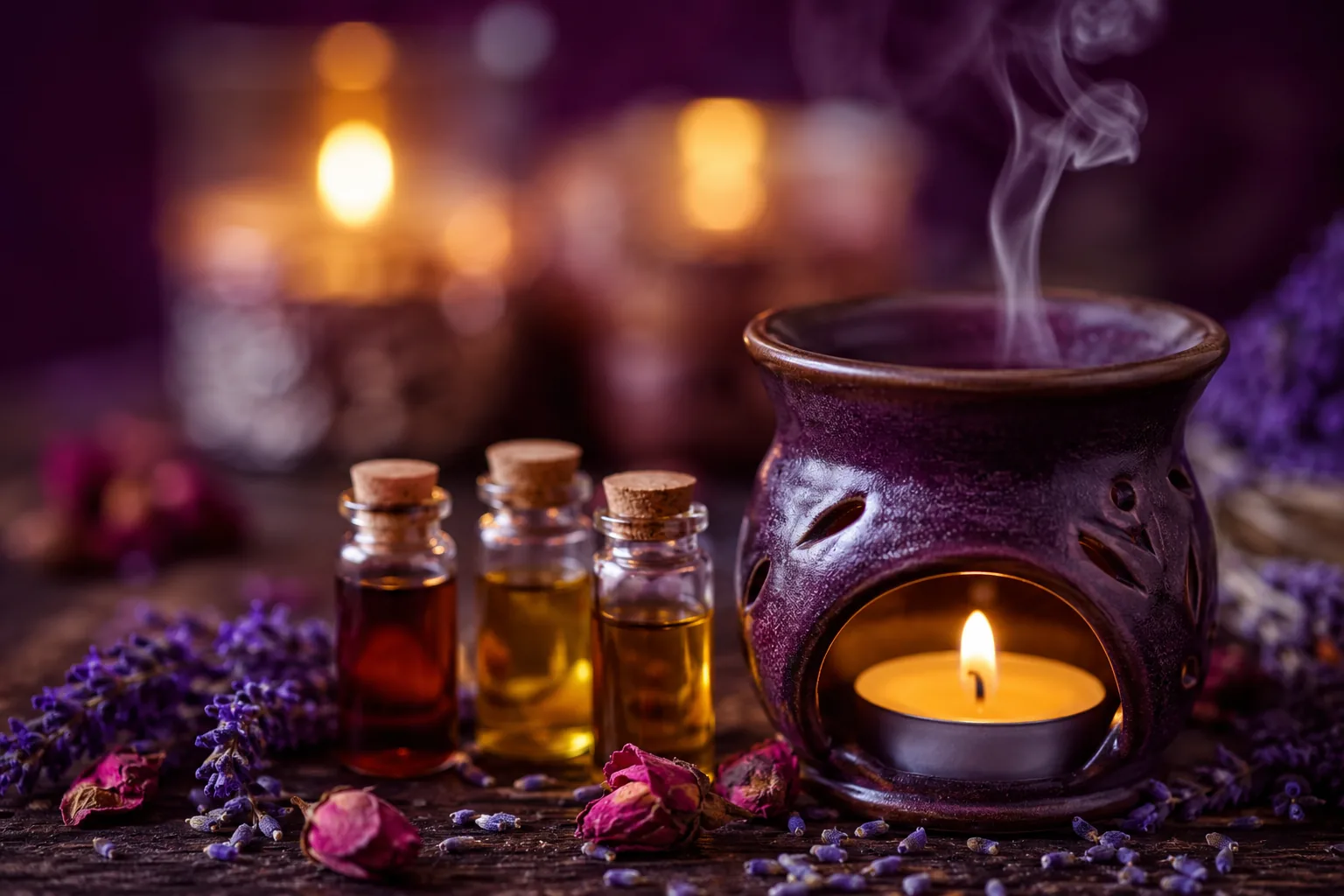 Aromaterapi yağı ve brülör — Lila Spa, Arnavutköy misafirlerine hizmet veren salon